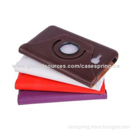 Leather Case for Samsung T320, 360° Rotation, Perfect Audiovisual